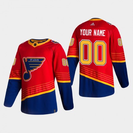 St. Louis Blues Custom 2020-21 Reverse Retro Authentic Shirt - Mannen